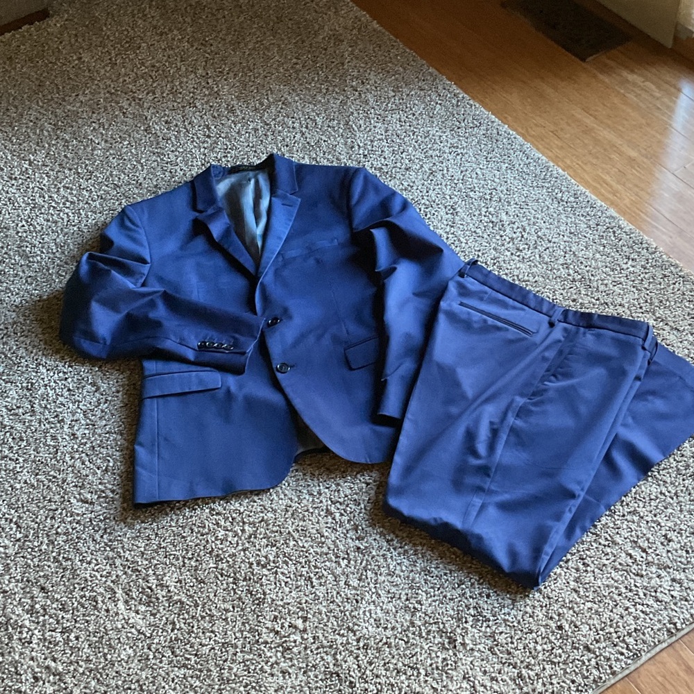 Zara Classic Blue Men's Suit